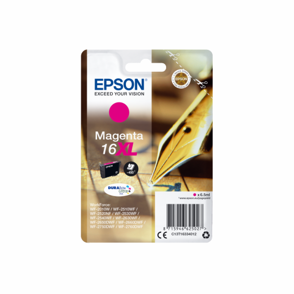 Epson Singlepack Magenta 16XL DURABrite Ultra Ink
