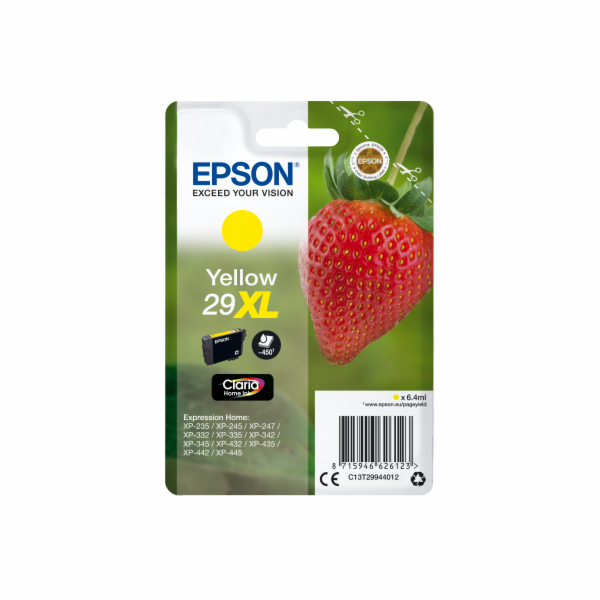 Epson Singlepack Yellow 29XL Claria Home Ink