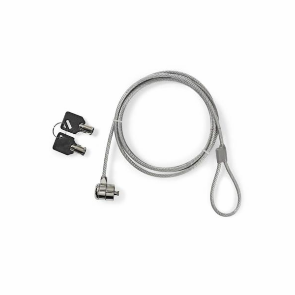 Nedis NBLKK1002ME - Notebooku 1.8 m | Stříbrná Nedis NBLK...