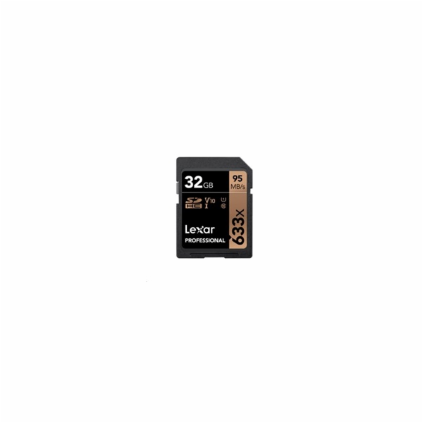 Karta Lexar 633x SDHC 32 GB Class 10 UHS-I/U1  (LSD32GCB1...