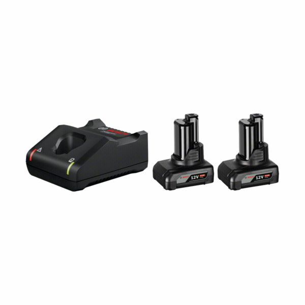 Bosch 2x 6.0Ah, GAL 12V-40 aku