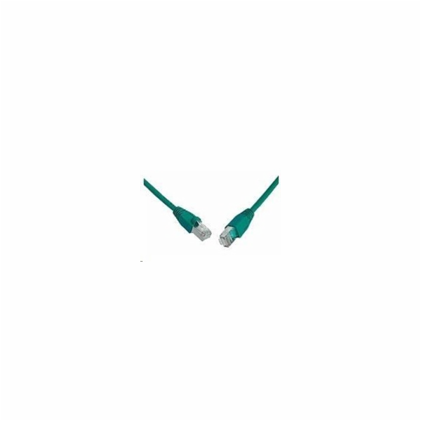 SOLARIX patch kabel CAT5E SFTP PVC 2m zelený snag-proof
