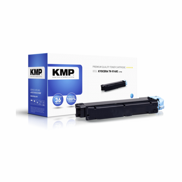 KMP K-T75 C toner modra kompatibil. s Kyocera TK-5140 C