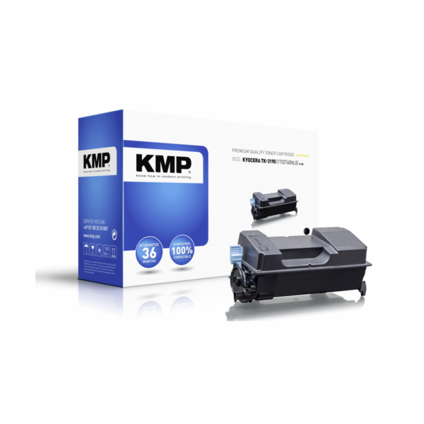 KMP K-T82 toner cerna kompatibilni s Kyocera TK-3190