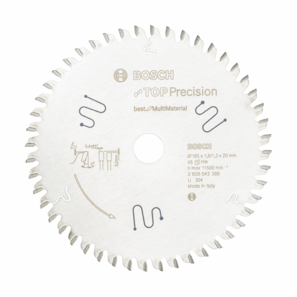 Pilový kotouč Bosch Best for Multi Material, O 165 mm, 48T