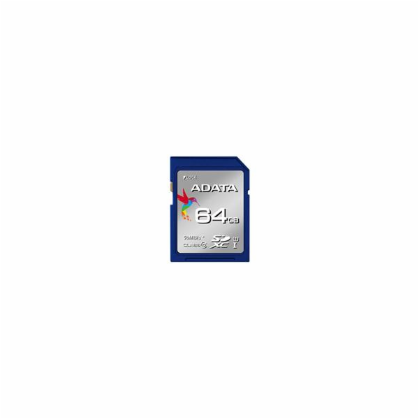 ADATA SDXC karta 64GB UHS-I Class 10, Premier
