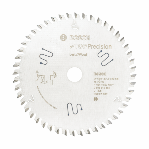 Pilový kotouč Bosch Best for Wood, O 165 mm, 48T