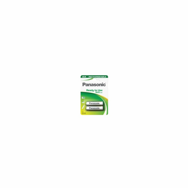 1x2 Panasonic Akku NiMH Mignon AA 1900 mAh Ready to Use