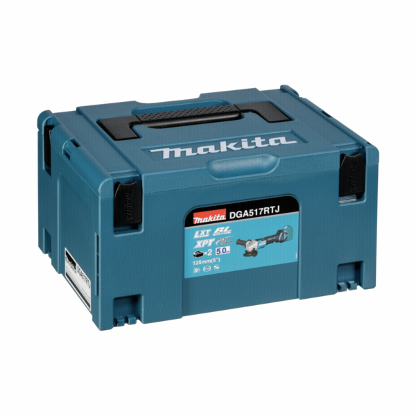 Aku úhlová bruska Makita DGA517RTJ, 18V