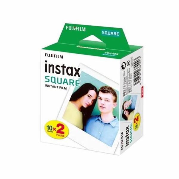 1x2 Fujifilm Instax Square Film white frame
