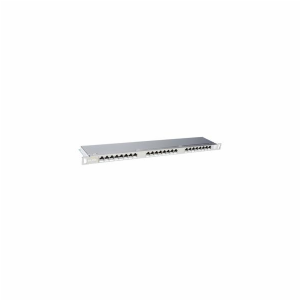 19" patch panel Solarix 24xRJ45 CAT6 STP s vyvazovací liš...