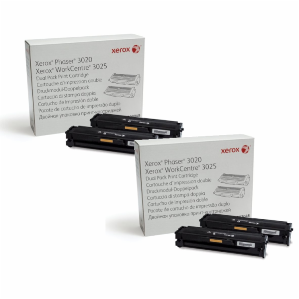 Xerox Black Toner pro Phaser 3020/3025 Dual pack (3000 str.)