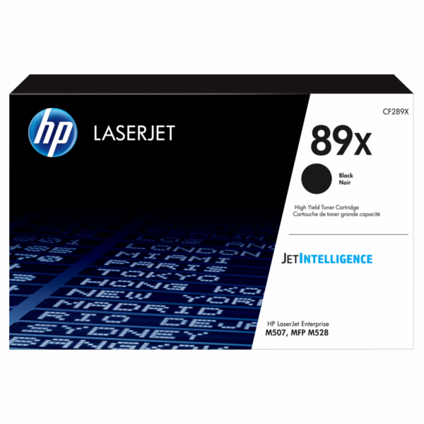 HP 89X Black LaserJet Toner Cartridge (10,000 pages)