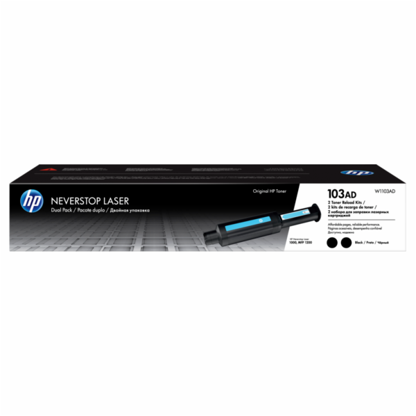 HP 103AD Neverstop Toner Reload Kit 2-Pack (2,500 / 2,500...