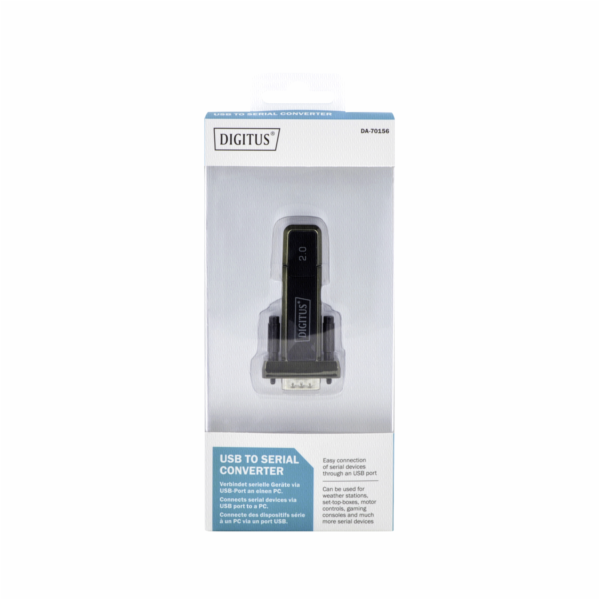 Digitus převodník USB 2.0 na sériový port, RS232, DSUB 9M