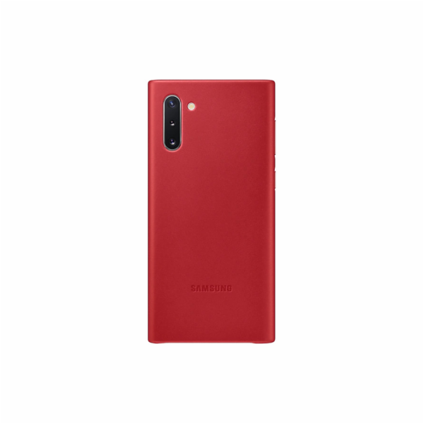 Červený kožený kryt Samsung Note 10 (EF-VN970LR)