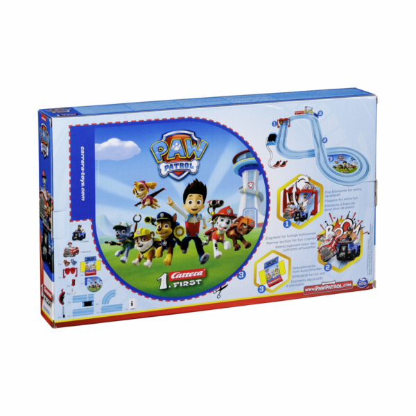 Autodráha Carrera FIRST Paw Patrol Track Patrol 2,9m