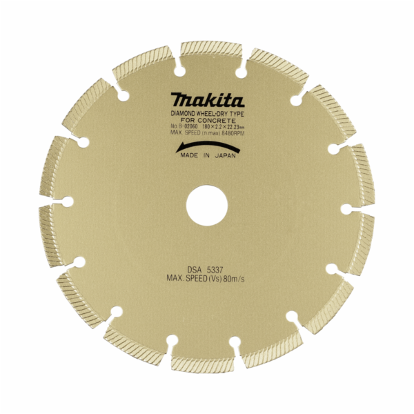 Makita B-02060 180 mm diamantový rezný kotouc