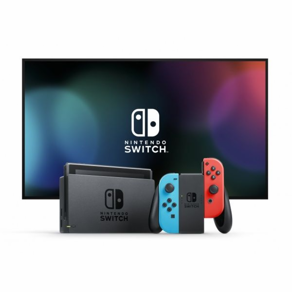 Nintendo Switch neonred&blue