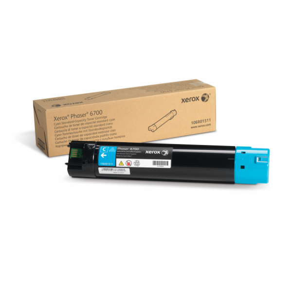 Xerox CYAN STANDARD CAPACITY TONER CARTRIDGE, PHASER 6700...