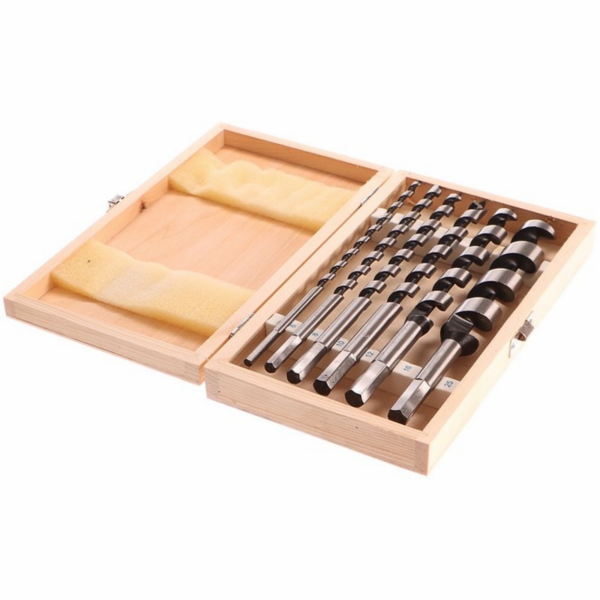 GEKO Vrtáky hadovité do dřeva, sada 6ks, 6-25mm, délka 23...