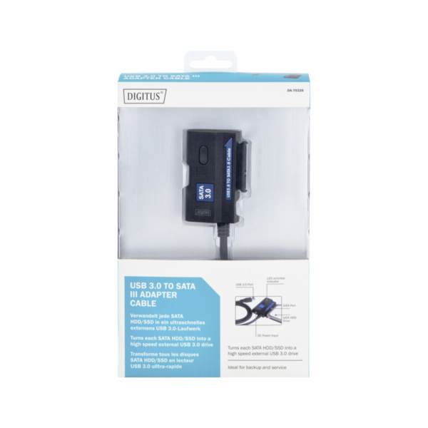 Digitus DA-70326 DIGITUS USB3.0 adaptor cable to SATA III...