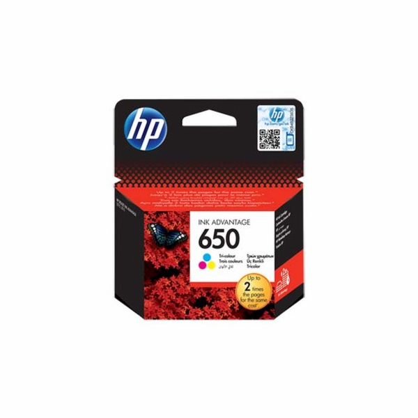 Inkoust HP Ink No 650 barevná, CZ102AE