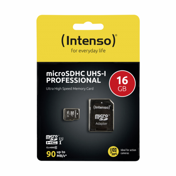 Intenso microSDHC           16GB Class 10 UHS-I Professional