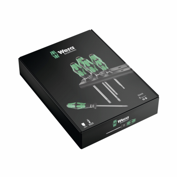 WERA 334/6 Kraftform Plus Lasertip sada sroubováku