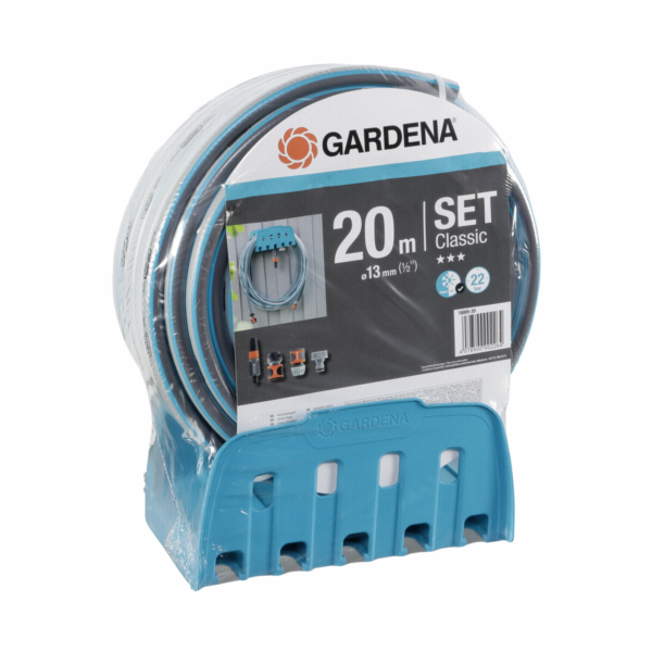 Gardena nástenný drzák s hadicí Classic 20 m