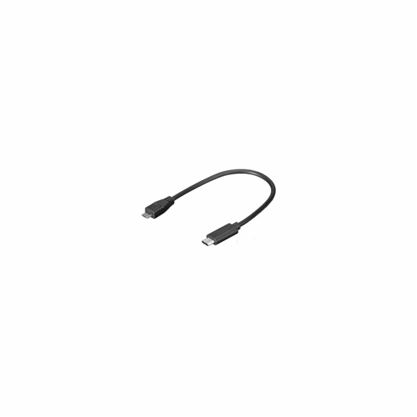 PREMIUMCORD Adaptér USB 3.1 C/male - USB 2.0 Micro-B/male...