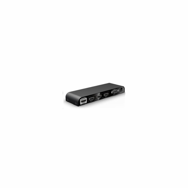 Switch 4Kx2K@60Hz HDMI 3:1 kovový s dálkovým ovladačem a ...