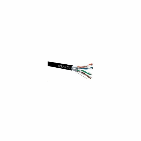 Solarix Kabel STP drát CAT6A STP PE Fca 500m/cívka SXKD-6...