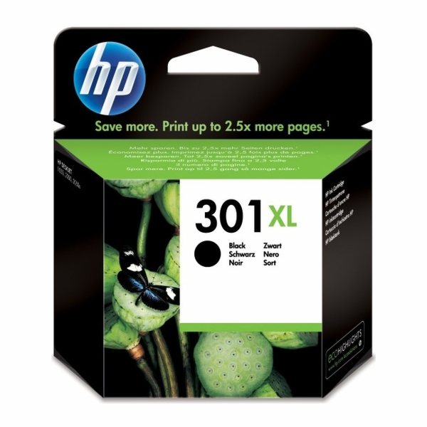 HP 301XL Black, CH563EE