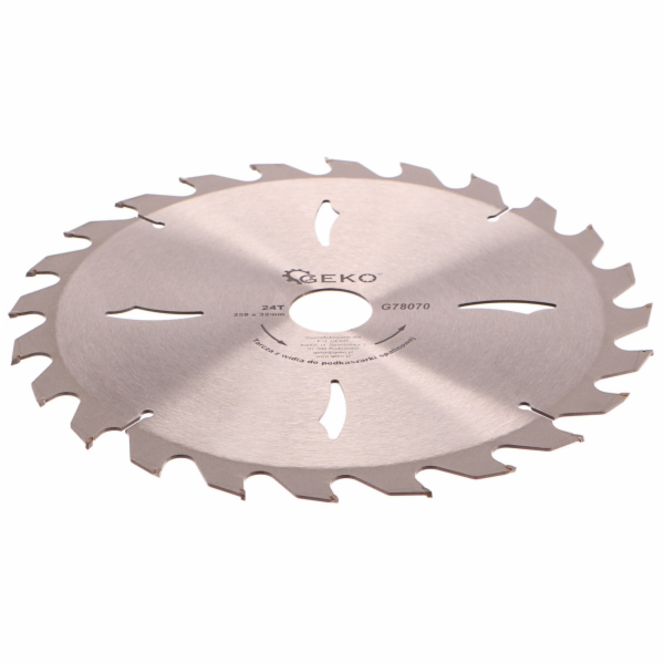GEKO Kotouč pilový vidiový s otvory, 250x32x24T GEKO