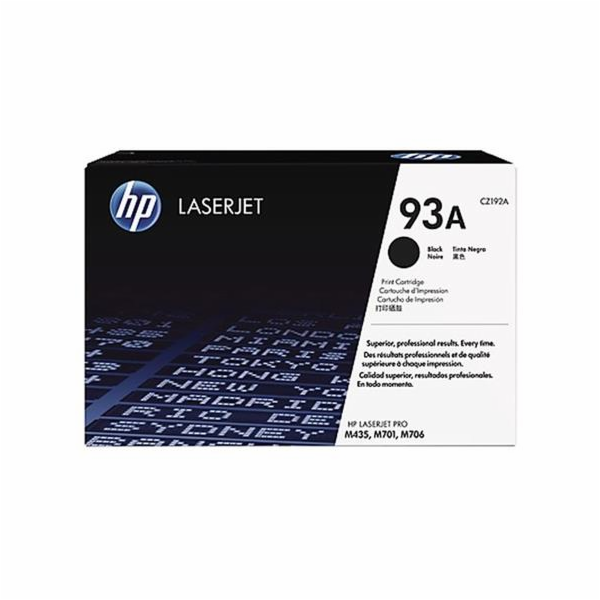 CZ192A  Čierna originálna tonerová kazeta HP 93A LaserJet