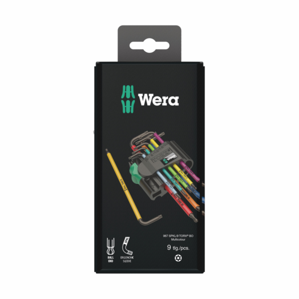WERA 967/9 TORX® BO 1 SB BlackLaser Zástrčné klíče 9 kusů