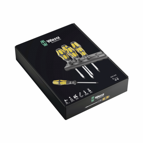 WERA 932 S/6 chisledriver + Rack