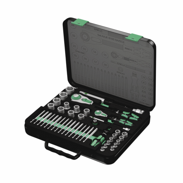 WERA 8100 SA/SC 2 Zyklop speed ratchet set
