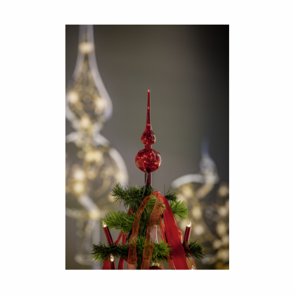Krinner Lumix Tree Topper červená