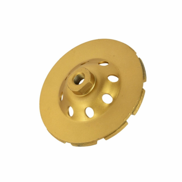 GEKO Kotouč diamantový hrnkový brusný dvouřadý, 125x5mmxM...