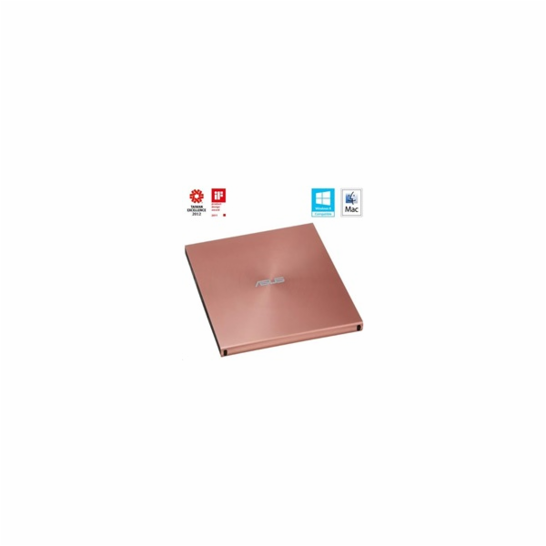 ASUS DVD SDRW-08U5S-U/PINK/G/AS, External Slim DVD-RW, pi...