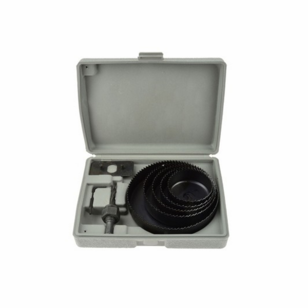 GEKO Vrtáky vykružovací korunkové, sada 8ks, 64-127mm GEKO