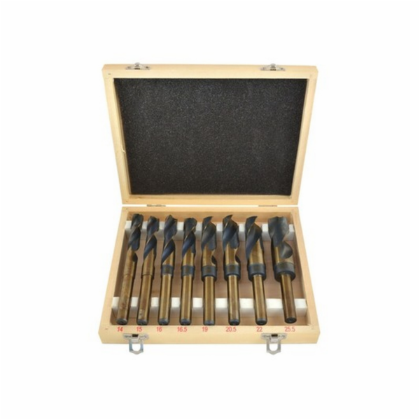 GEKO Vrtáky sada 8ks, dřevo a kov, 14-25,5 mm, HSS GEKO