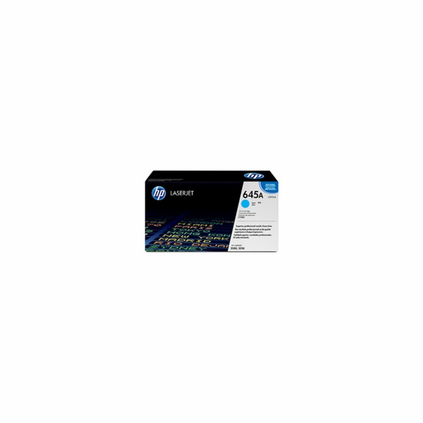 HP 645A - Azurová - originální - LaserJet - kazeta s barv...