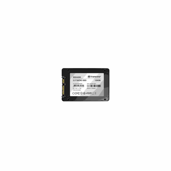 TRANSCEND SSD420K 128GB Industrial SSD disk2.5" SATA3, ML...