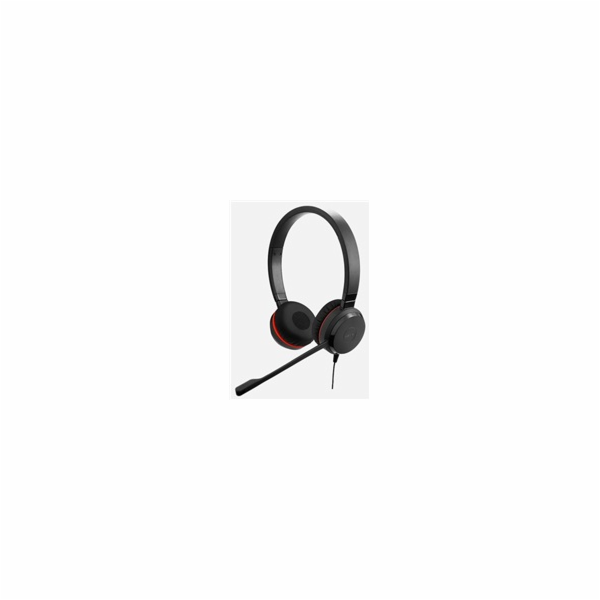 Jabra Evolve 20/Stereo/USB/Drát/MS/Černá-červená