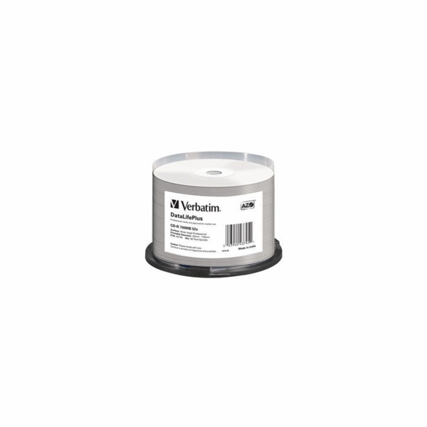 Verbatim CD-R 700MB 52x, printable, spindle, 50ks (43745)