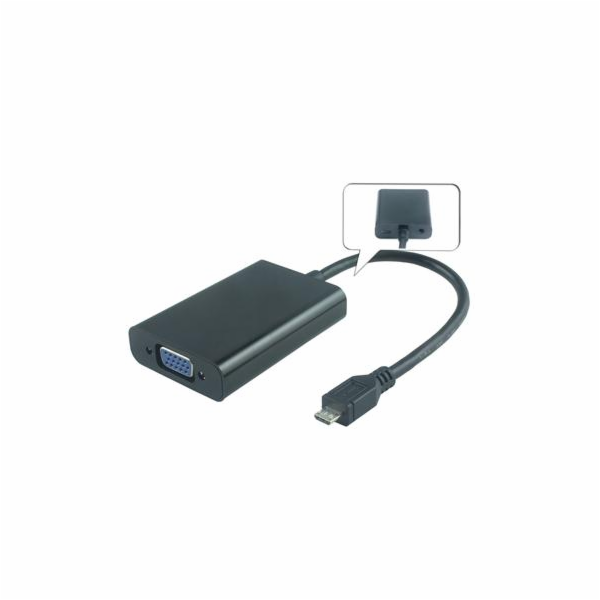 PremiumCord 4K Kabel HDMI A - HDMI micro D, 5m