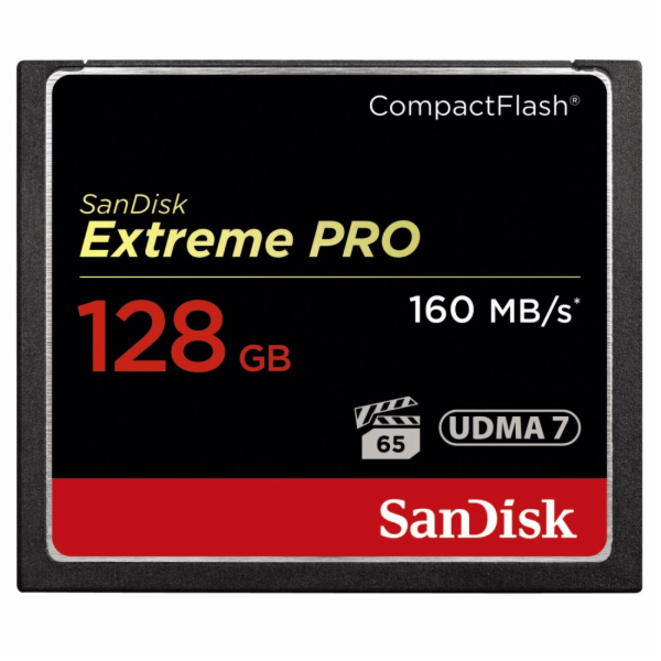 SanDisk Compact Flash 128GB Extreme Pro (160MB/s) VPG 65,...